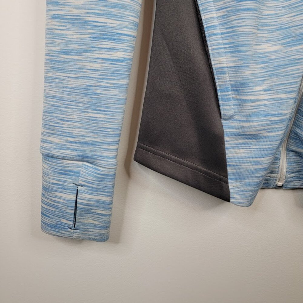 Footjoy FJ Womens Blue Performance Full Zip Golf Jacket Size Small Active Sporty - Picture 3 of 13